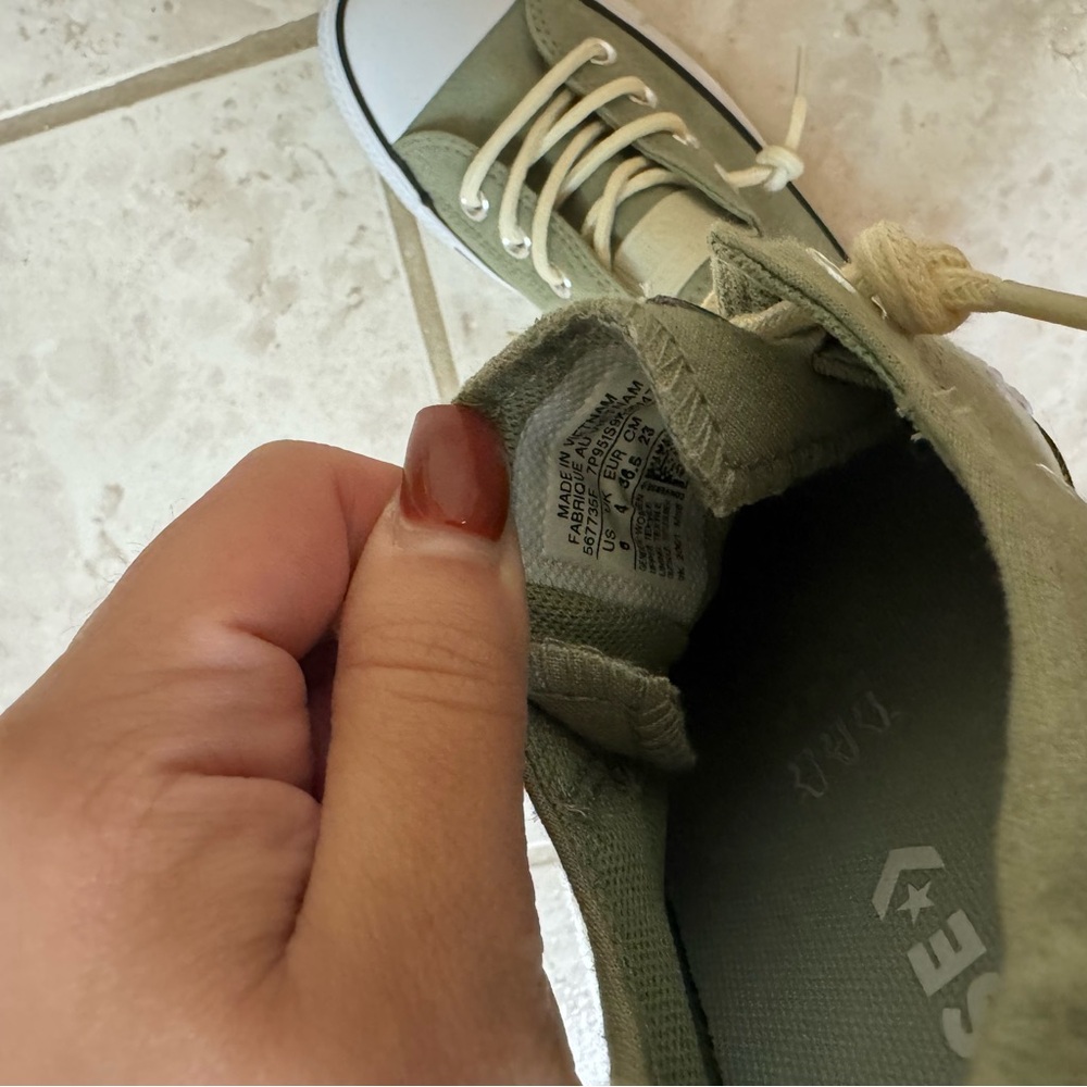 sage green converse - chuck taylor all star shoreline - Picture 3 of 6